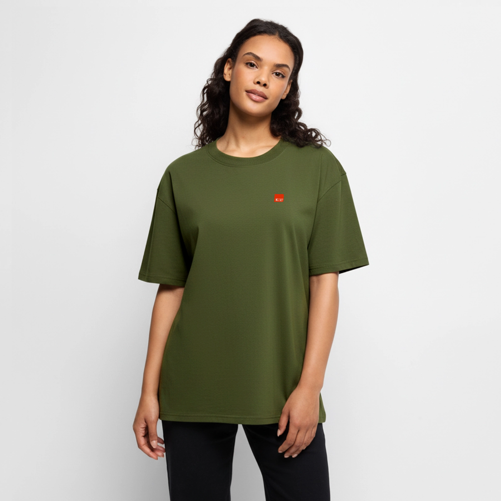 Unisex KLU Oversized Organic T-Shirt | Classic - khaki