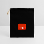 KLU Closable Cotton Gift Bag - black