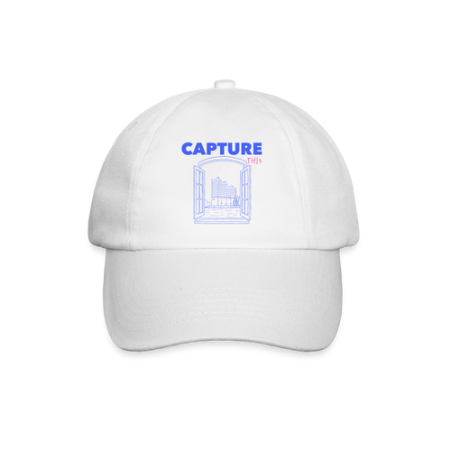 CAPTURE THIS Baseball Cap | Special - white/white