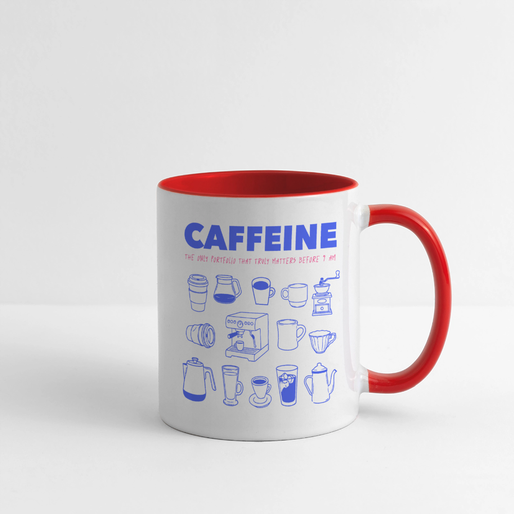 CAFFEINE Coffee Mug | Special - white/red
