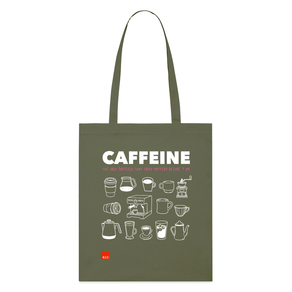 CAFFEINE Organic Tote Bag | Special - khaki