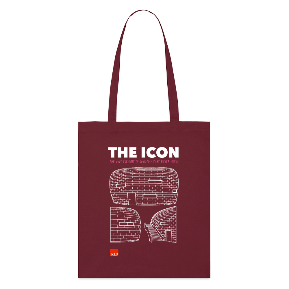 THE ICON Organic Tote Bag | Special - burgundy