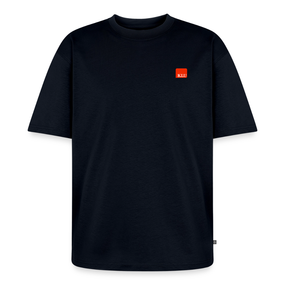 Unisex KLU HAM BACKPRINT Oversized Organic T-Shirt | Classic - navy