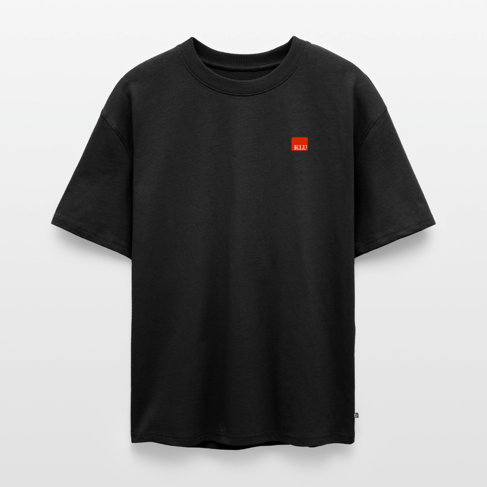 Unisex KLU HAM BACKPRINT Oversized Organic T-Shirt | Classic - black