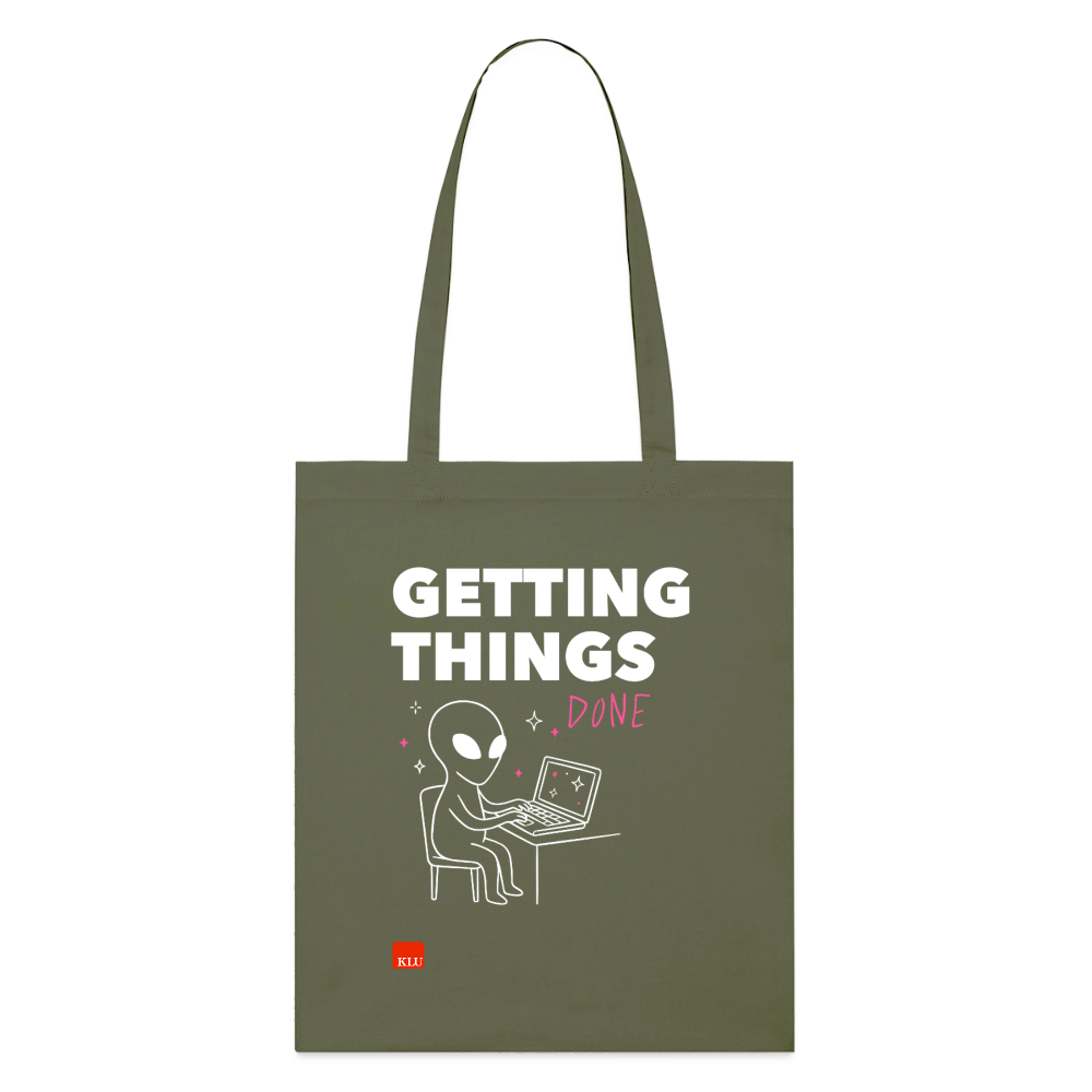 GETTING THINGS DONE Organic Tote Bag | Special - khaki