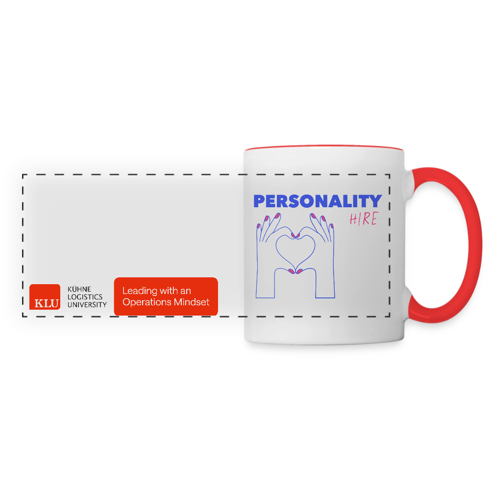 PERSONALITY HIRE Coffee Mug | Special - white/red