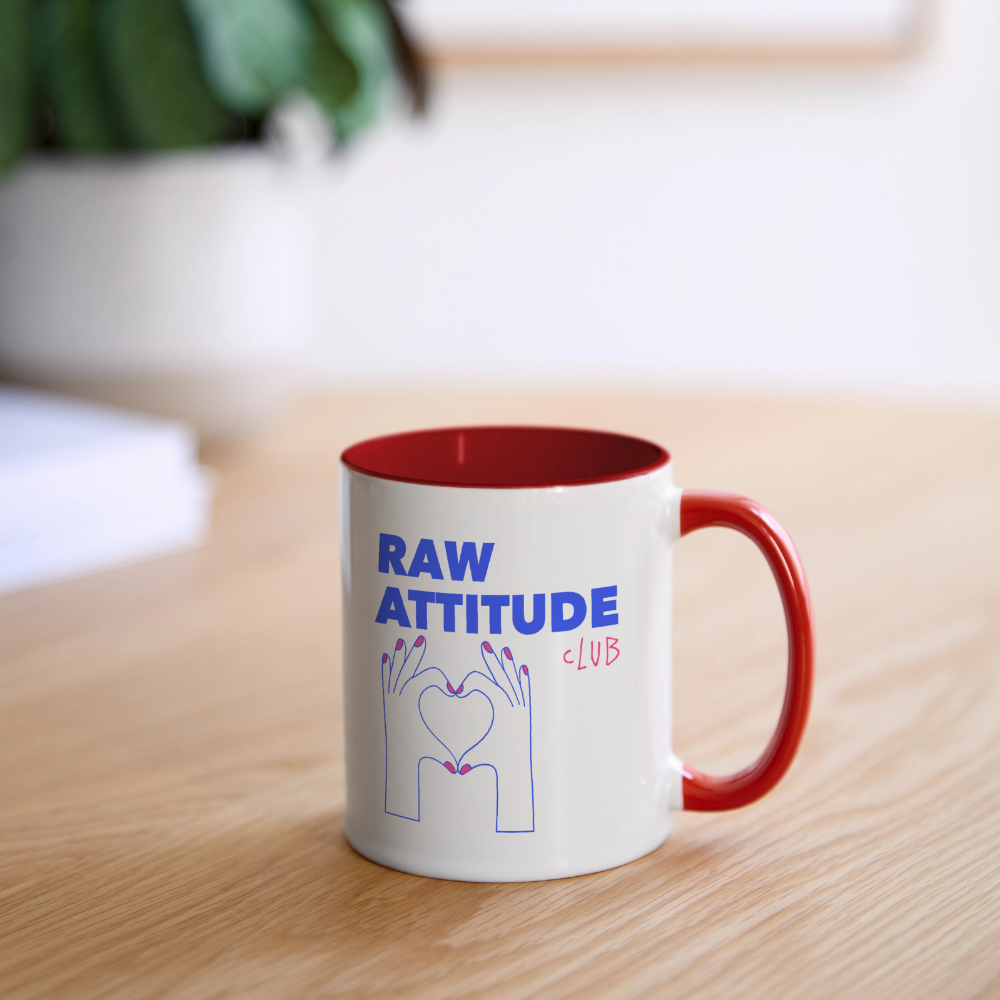 RAW ATTITUDE CLUB Coffee Mug | Special - white/red