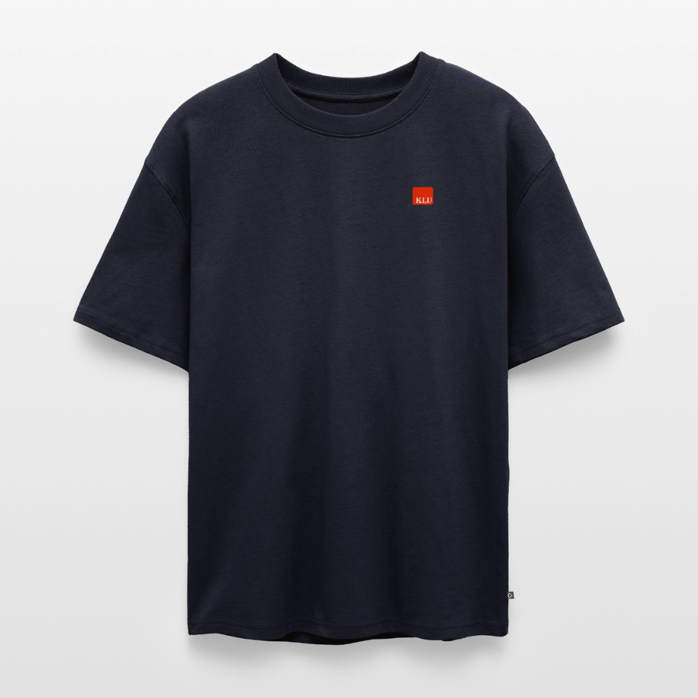 Unisex KLU Oversized Organic T-Shirt | Classic - navy