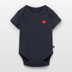 KLU Baby Organic Short-sleeved Bodysuit - navy