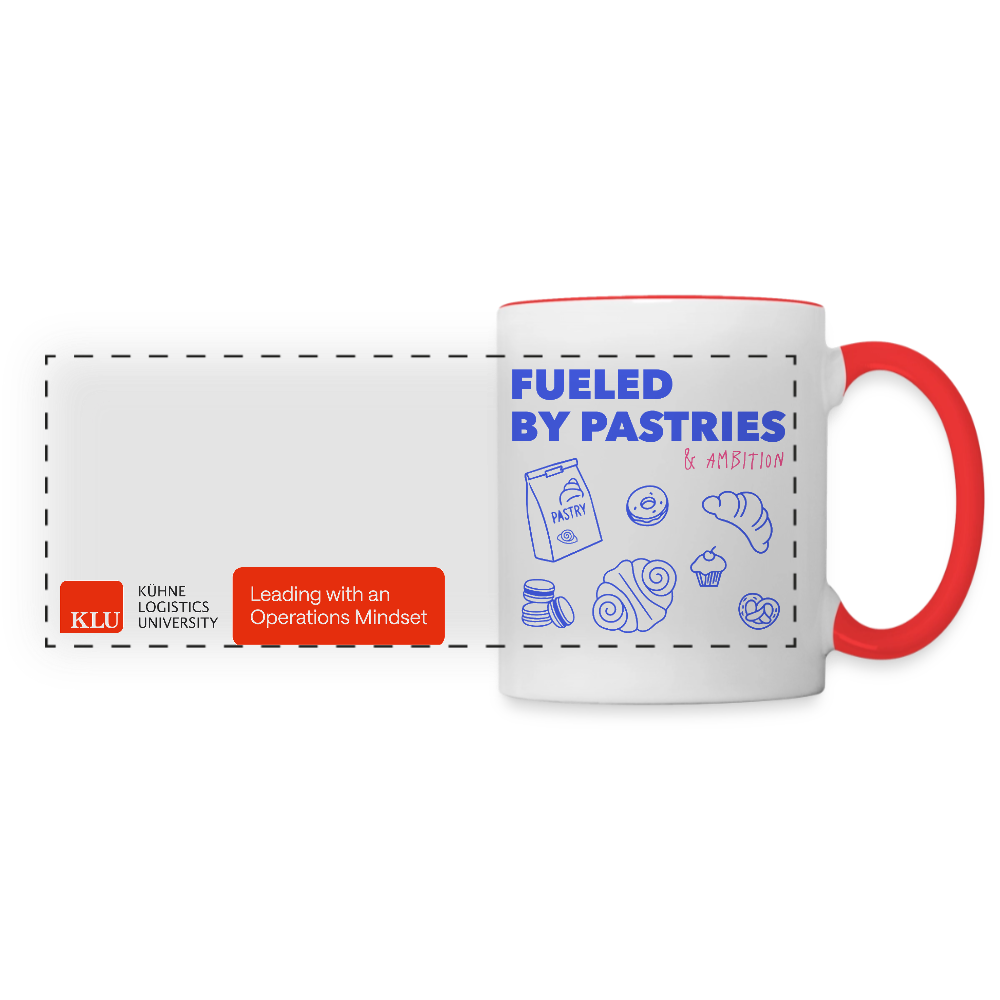 FUELED BY PASTRIES Coffee Mug | Special - white/red