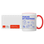 FUELED BY PASTRIES Coffee Mug | Special - white/red
