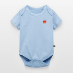KLU Baby Organic Short-sleeved Bodysuit - light blue