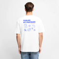 Unisex FUELED BY PASTRIES Oversized T-Shirt | Special Edition - white