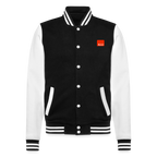 Unisex KLU College Sweat Jacket with Backprint | Classic - black/white
