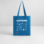 CAFFEINE Organic Tote Bag | Special - royal blue