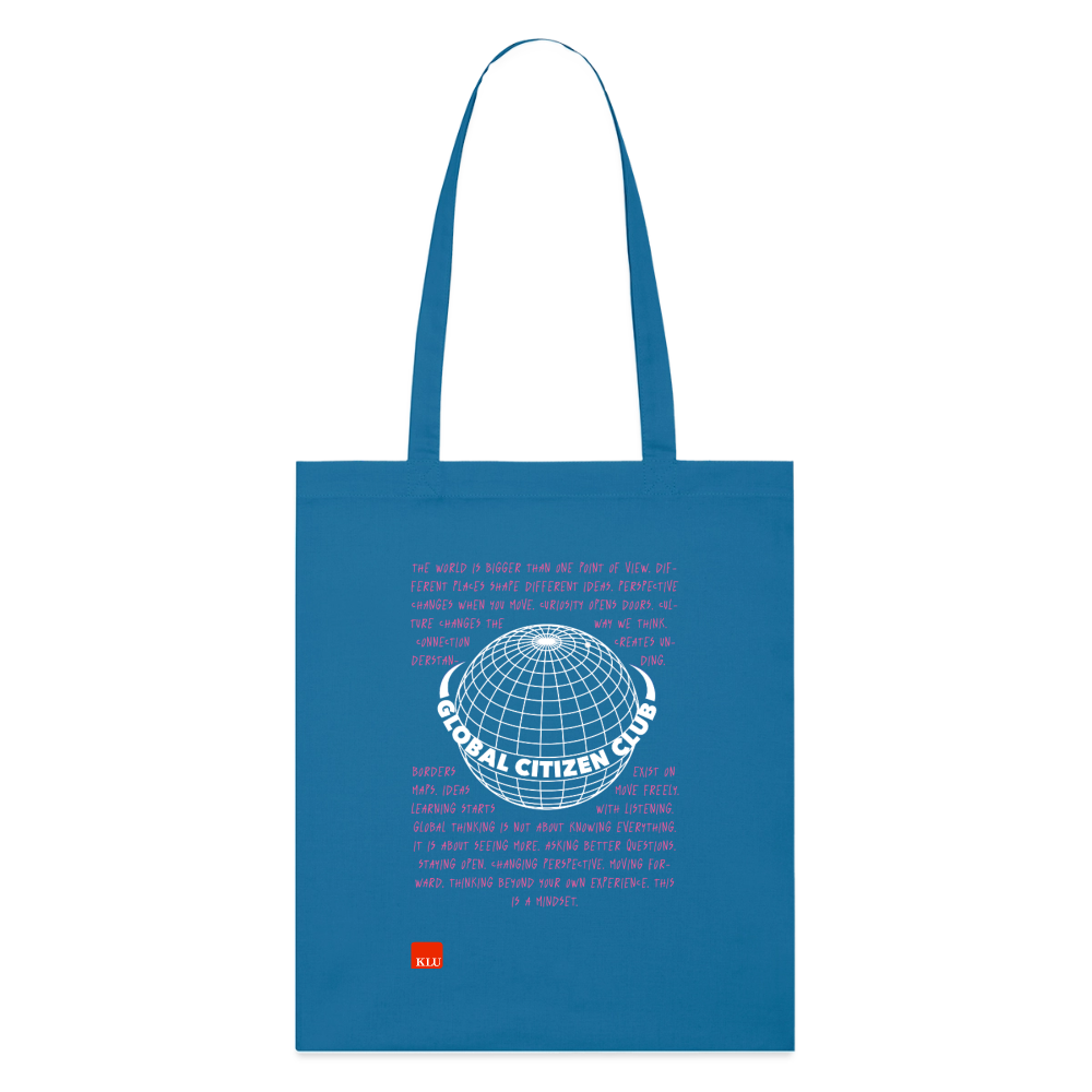 GLOBAL CITIZEN CLUB Organic Tote Bag | Special - royal blue