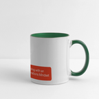 KLU Coffee Mug - white/dark green