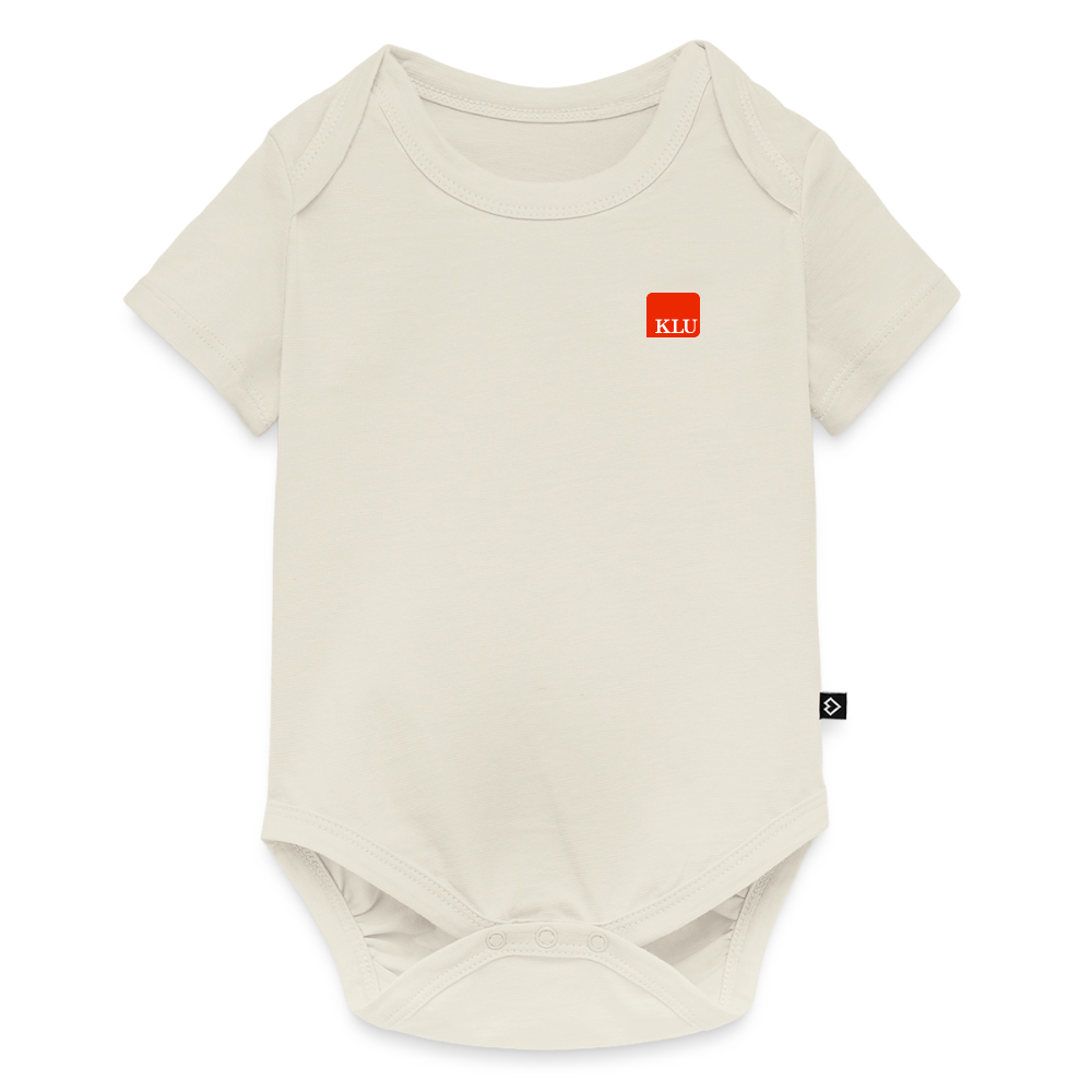 KLU Baby Organic Short-sleeved Bodysuit - off white