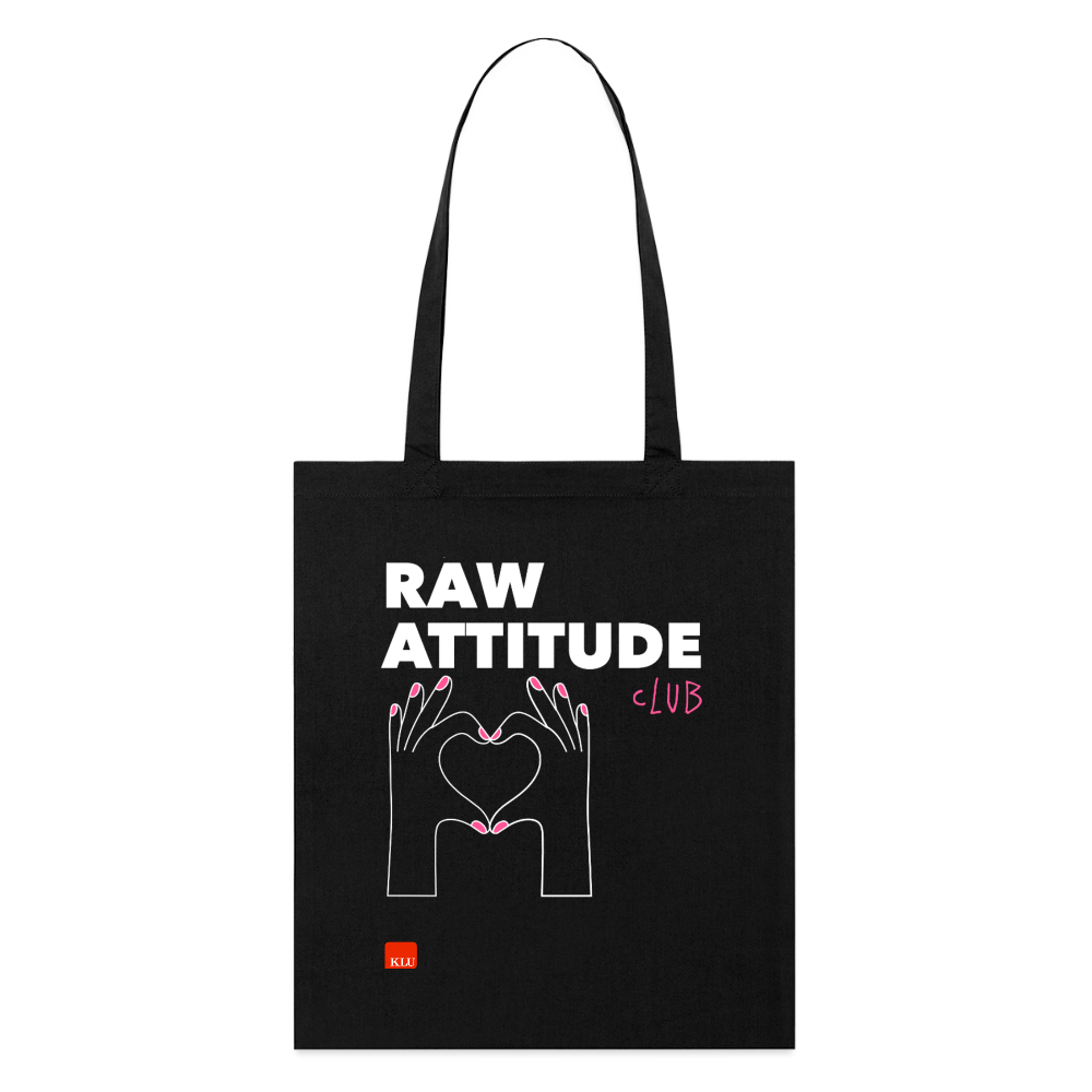 RAW ATTITUDE CLUB Organic Tote Bag | Special - black