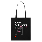 RAW ATTITUDE CLUB Organic Tote Bag | Special - black