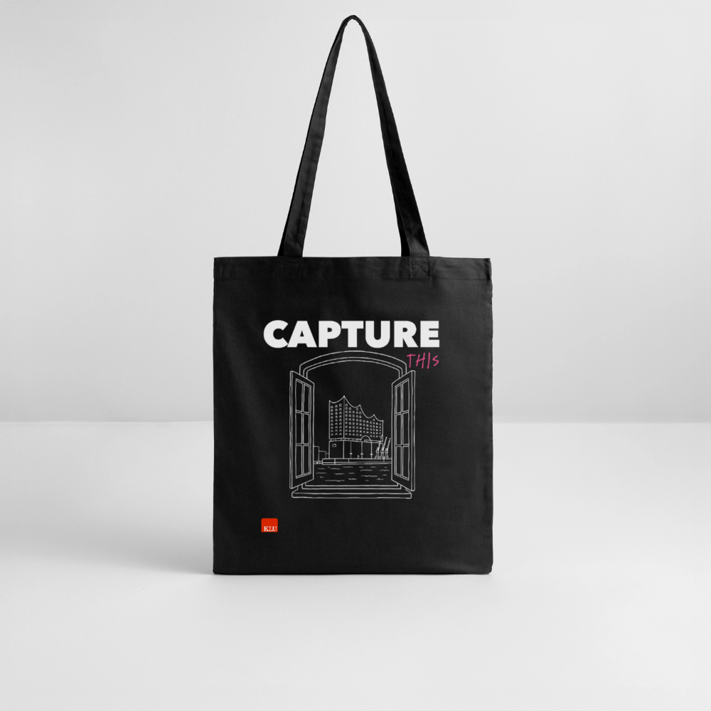 CAPTURE THIS Organic Tote Bag | Special - black