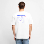Unisex PERSONALITY HIRE Oversized T-Shirt | Special Edition - white