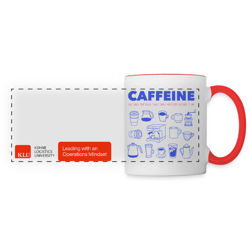 CAFFEINE Coffee Mug | Special - white/red