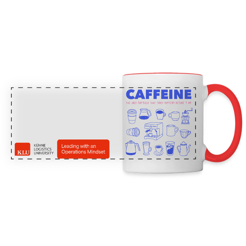 CAFFEINE Coffee Mug | Special - white/red