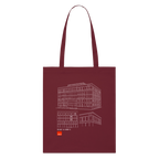 KLU Organic Tote Bag | Classic - burgundy