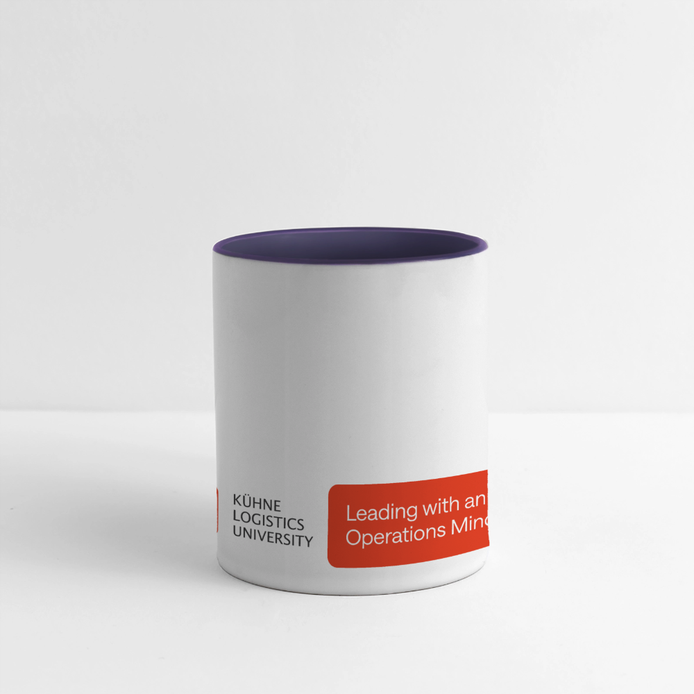 KLU Coffee Mug - white/cobalt blue