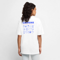 Unisex CAFFEINE Oversized T-Shirt | Special Edition - white