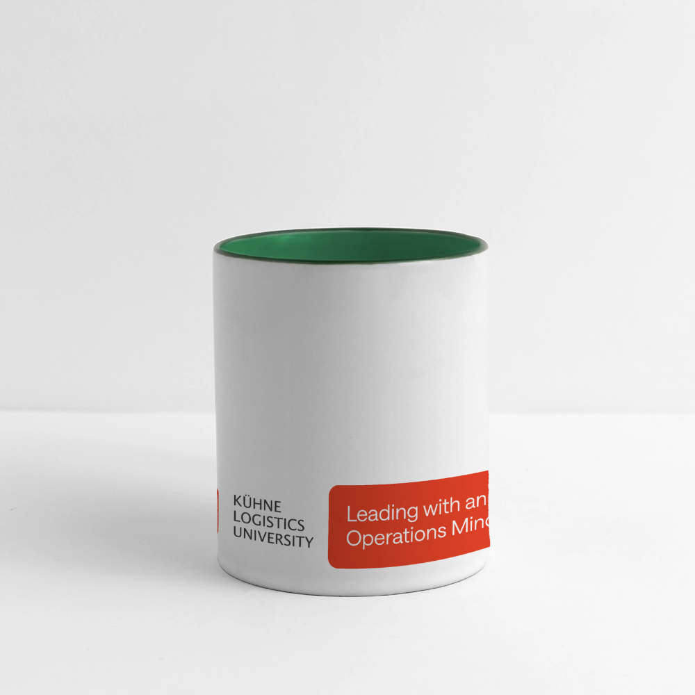 KLU Coffee Mug - white/dark green