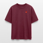 Unisex KLU Oversized Organic T-Shirt | Classic - burgundy