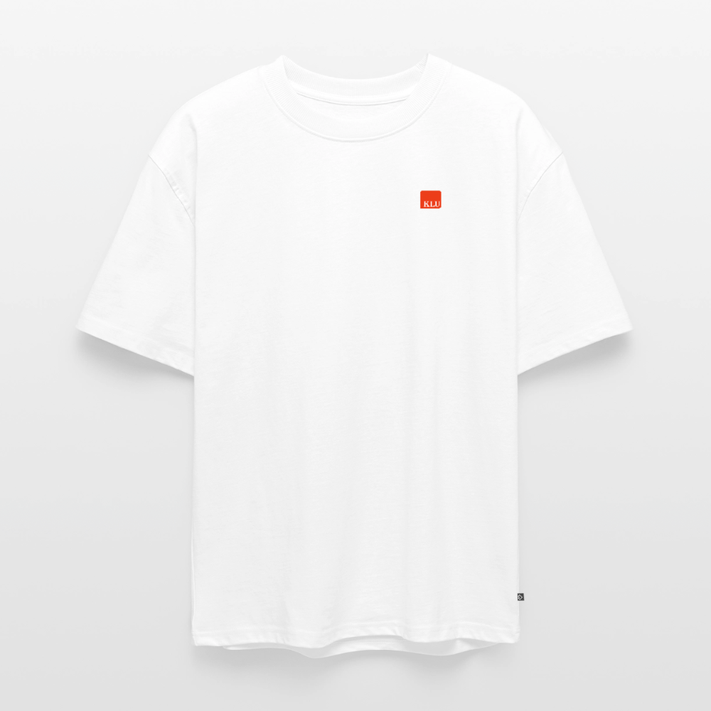 Unisex KLU Oversized Organic T-Shirt | Classic - white