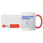 OPERATIONS MINDSET Coffee Mug | Special - white/red