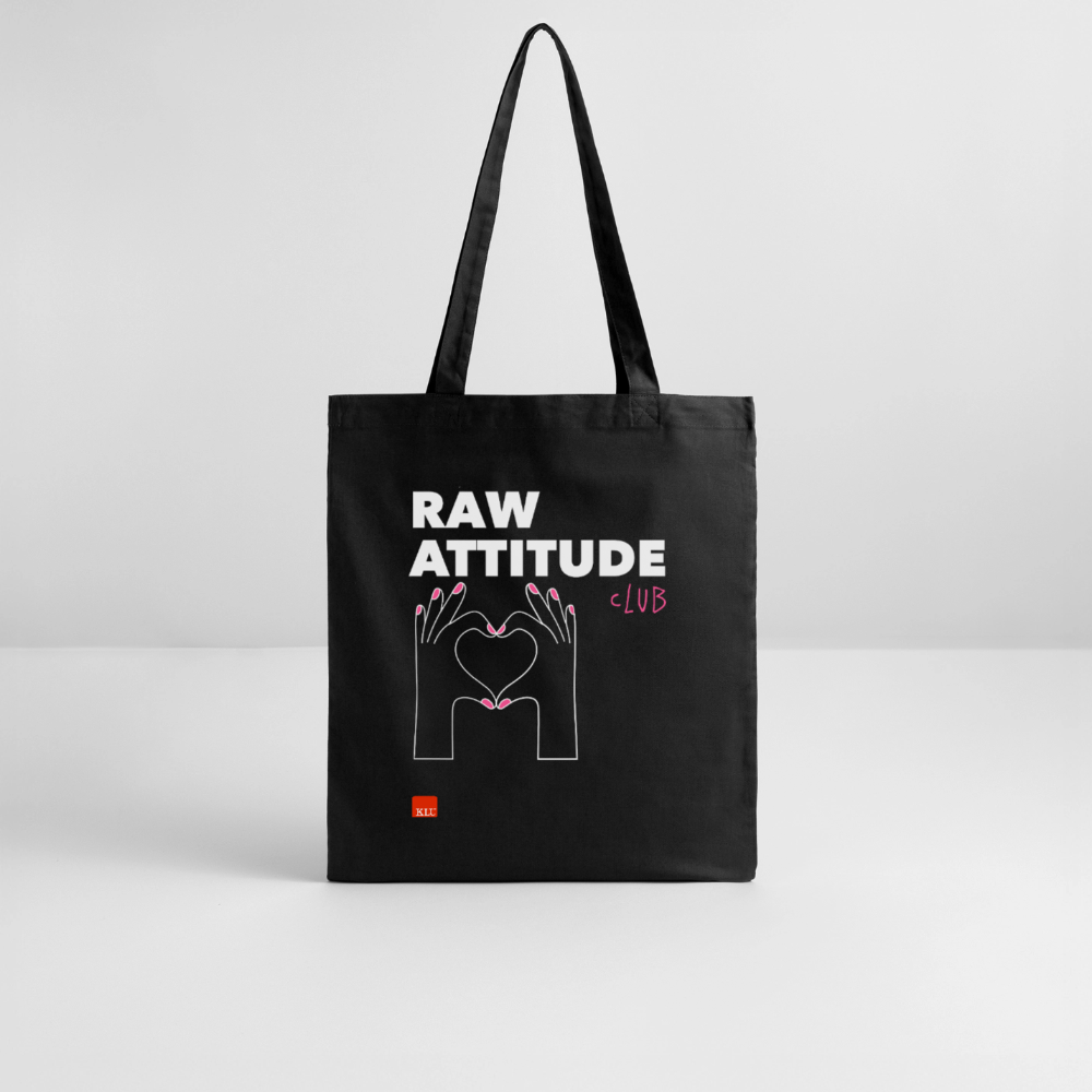 RAW ATTITUDE CLUB Organic Tote Bag | Special - black