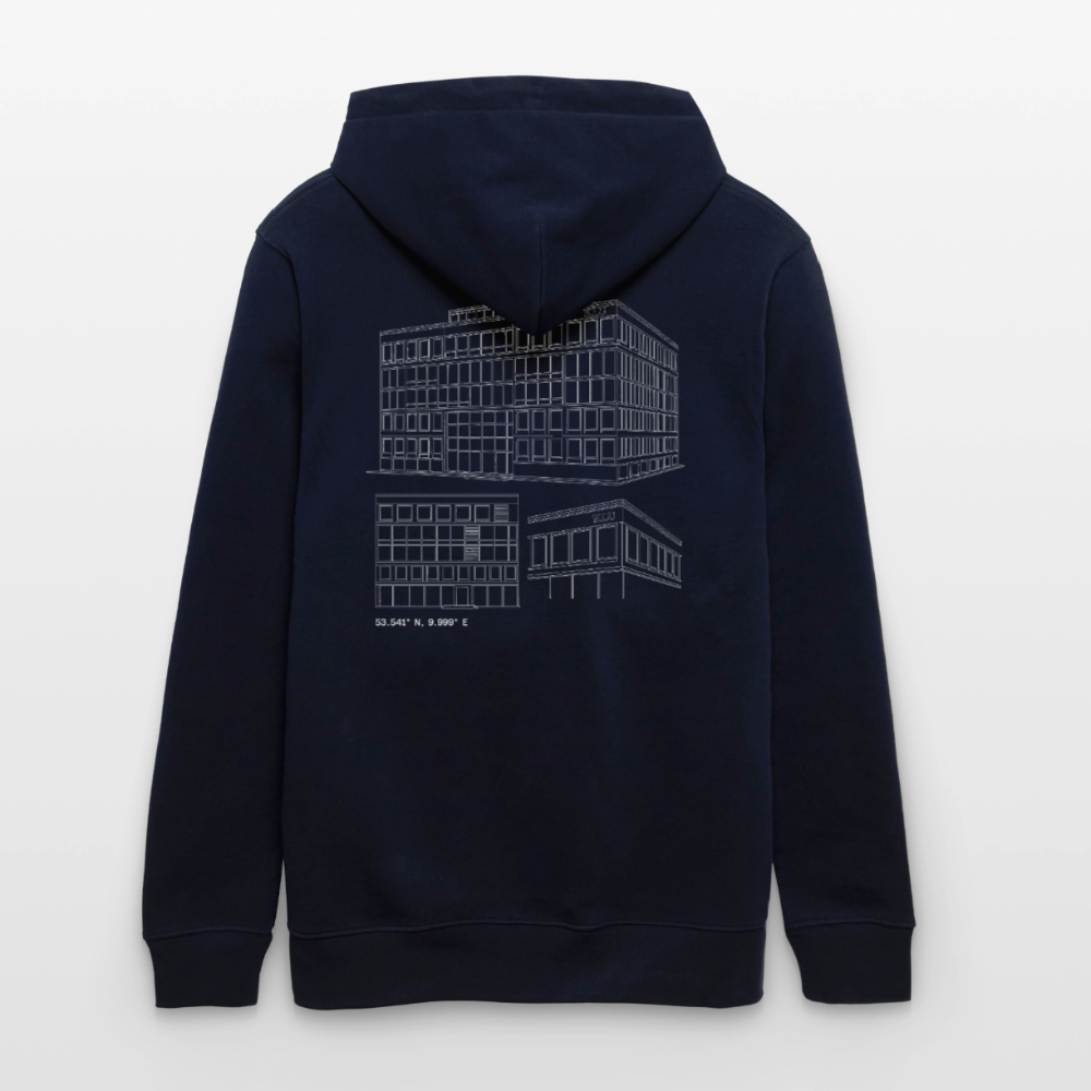 Unisex KLU BACKPRINT Hoodie | Classic - navy