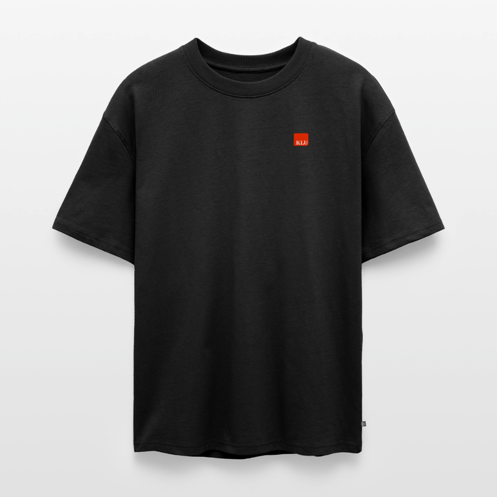 Unisex KLU Oversized Organic T-Shirt | Classic - black