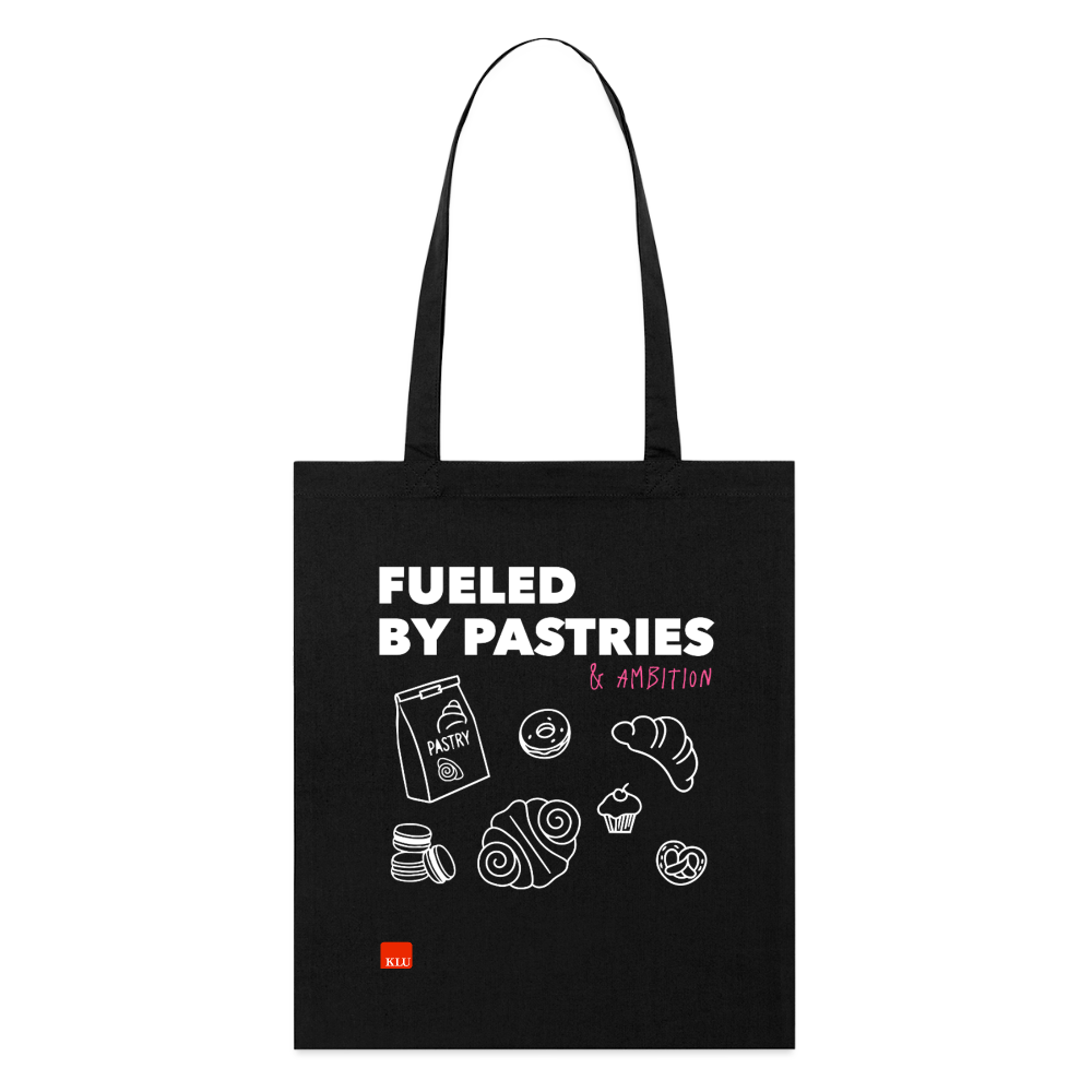 FUELED BY PASTRIES Organic Tote Bag | Special - black