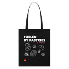 FUELED BY PASTRIES Organic Tote Bag | Special - black
