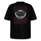 Unisex GLOBAL CITIZEN CLUB Oversized T-Shirt | Special Edition - black