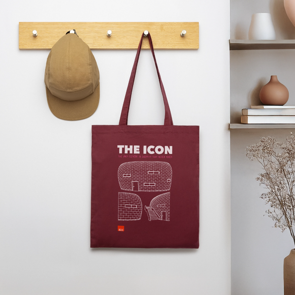 THE ICON Organic Tote Bag | Special - burgundy