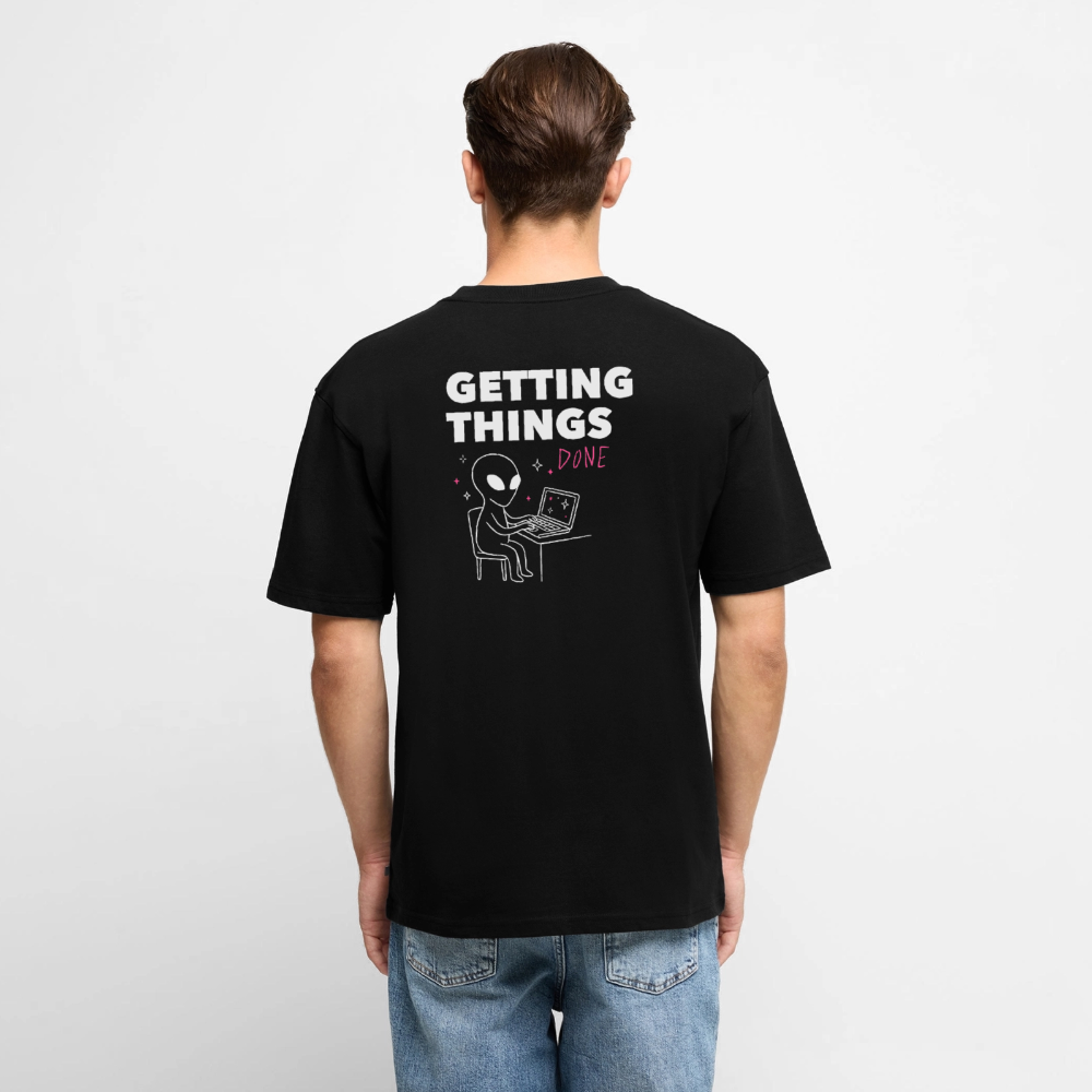 Unisex GETTING THINGS DONE Oversized T-Shirt | Special Edition - black