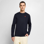 Men KLU Organic Long Sleeve Shirt | Classic - navy
