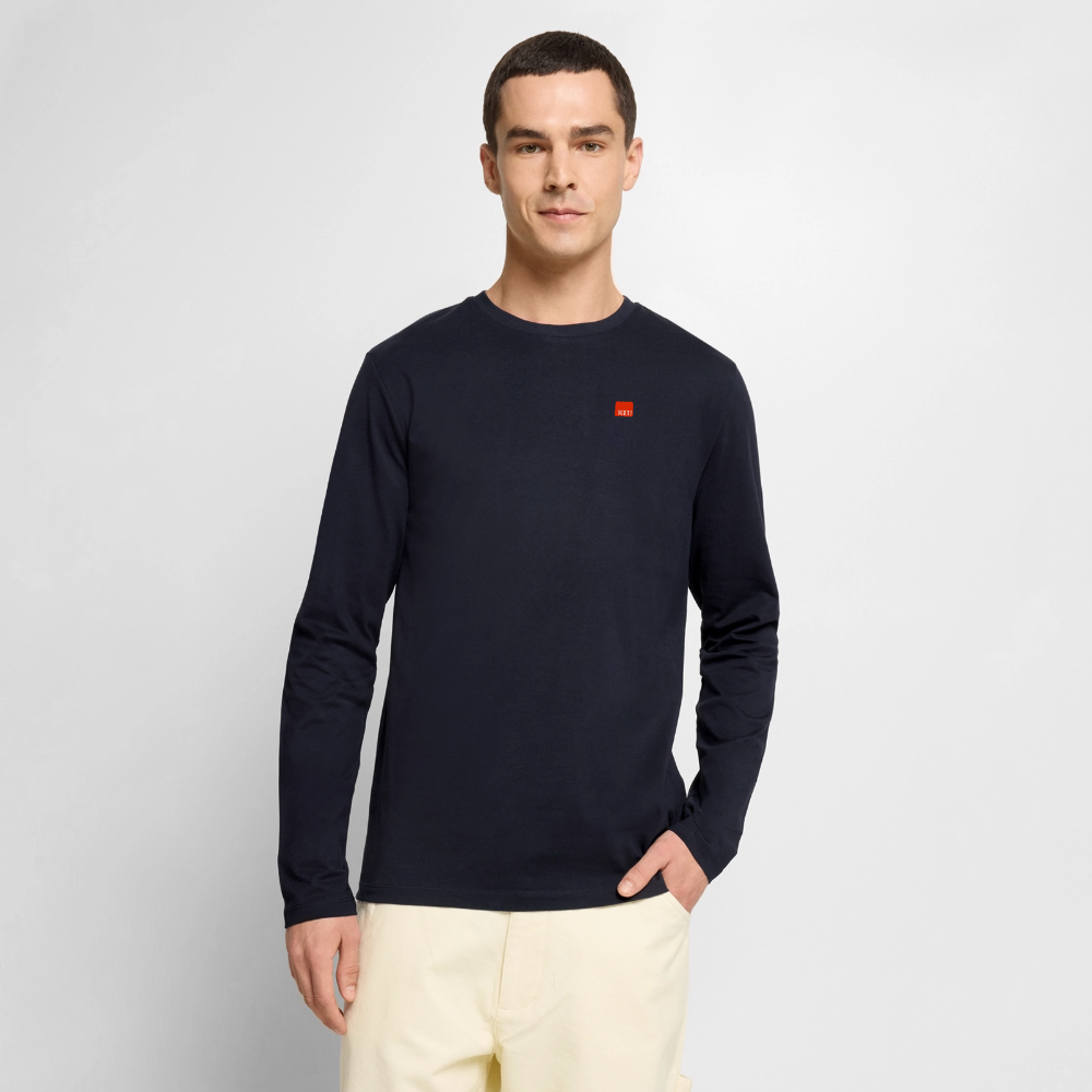 Men KLU Organic Long Sleeve Shirt | Classic - navy