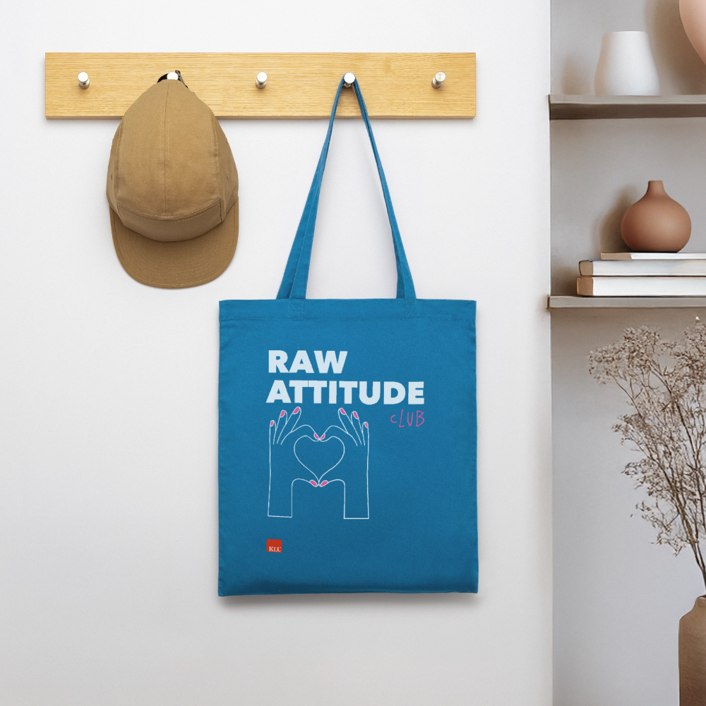 RAW ATTITUDE CLUB Organic Tote Bag | Special - royal blue