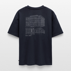 Unisex KLU HAM BACKPRINT Oversized Organic T-Shirt | Classic - navy