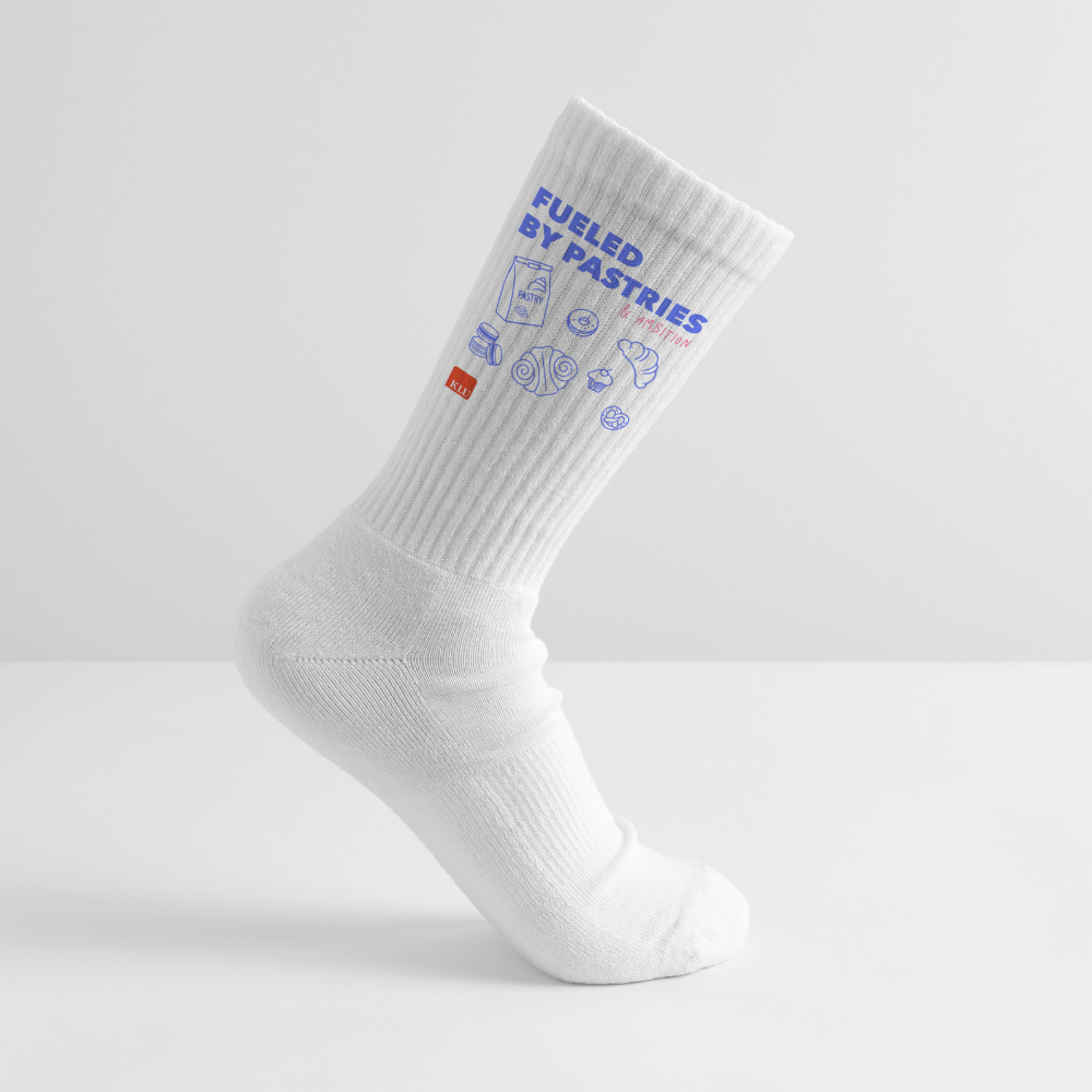 FUELED BY PASTRIES Tennis Socks | Special - white