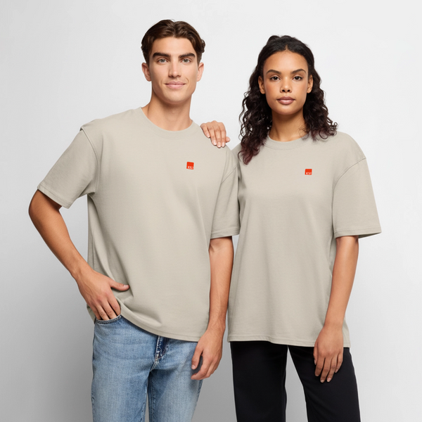 Unisex KLU Oversized Organic T-Shirt | Classic - beige