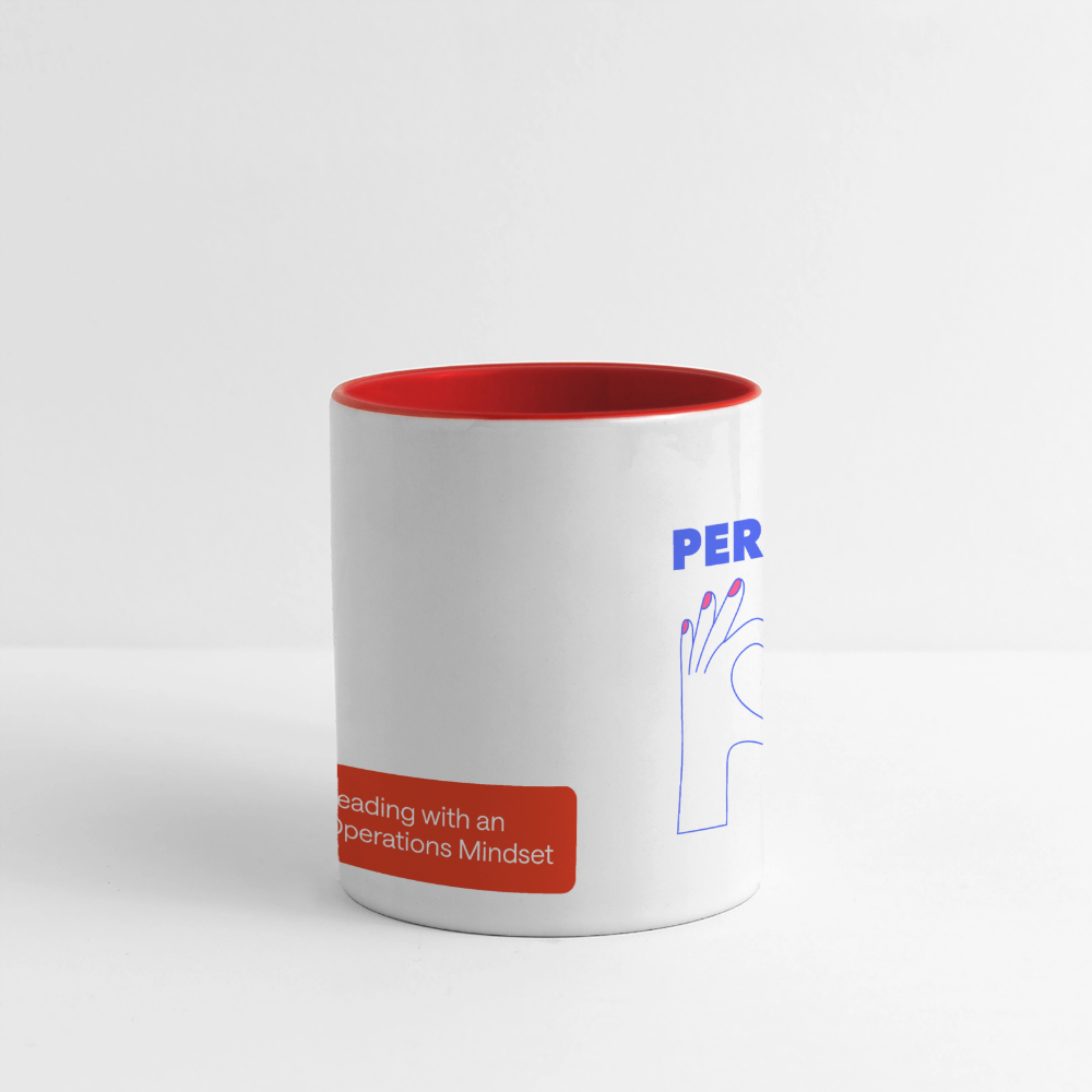 PERSONALITY HIRE Coffee Mug | Special - white/red